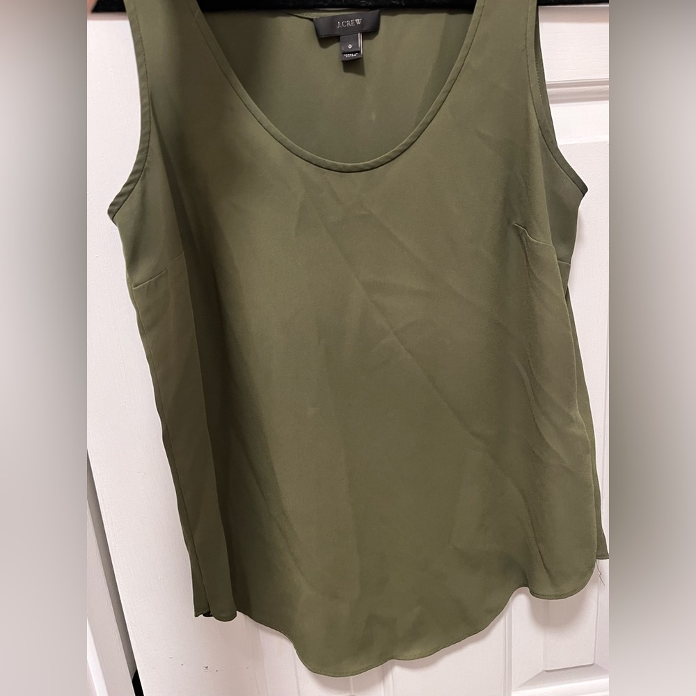 J. Crew Sage Green Tank Top